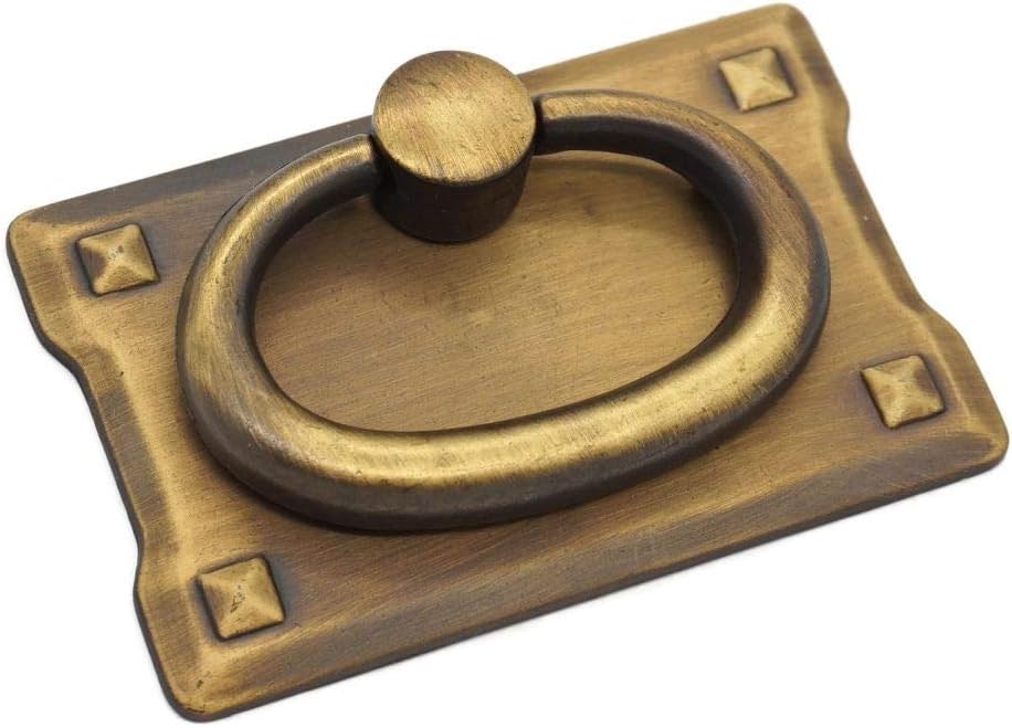 Mission Furniture Pull Mission Cabinet Hardware Arts and Crafts Cabinet Furniture Pulls Antique Brass Finish