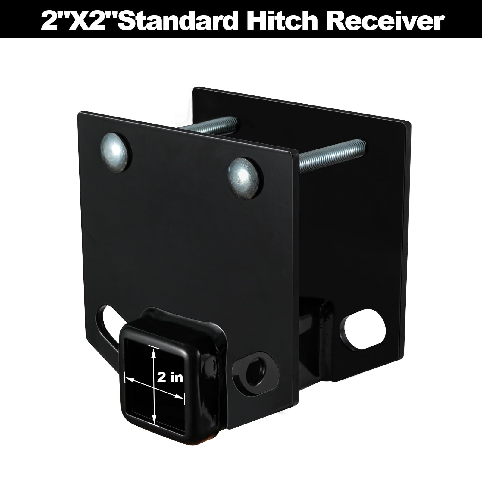 Snapklik.com : RV Bumper Hitch Receiver, 2-Inch Adapter, 3500 LBS ...