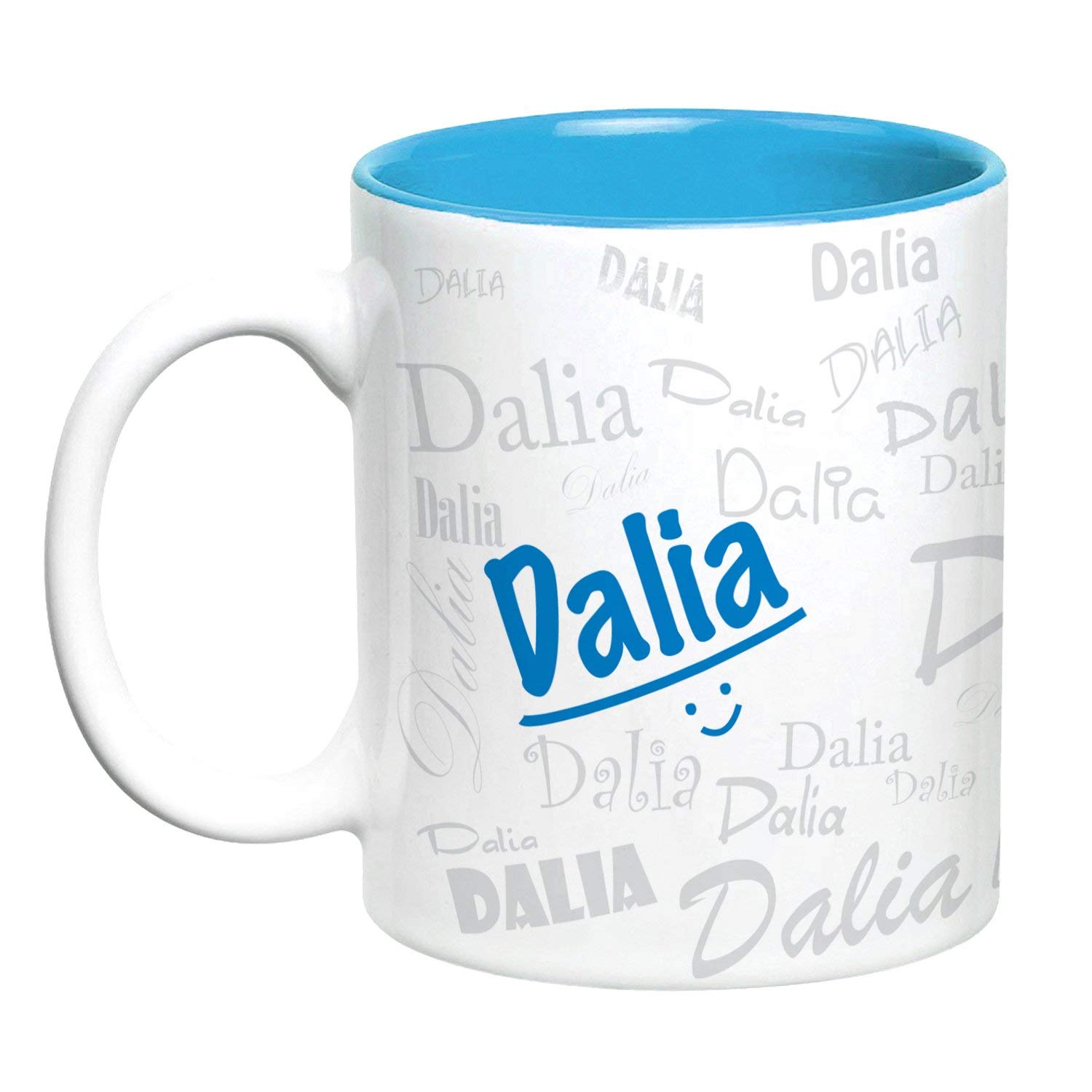 Hot MuggsMe Graffiti Mug - Dalia Personalised Name Ceramic, 315ml, 1 Unit