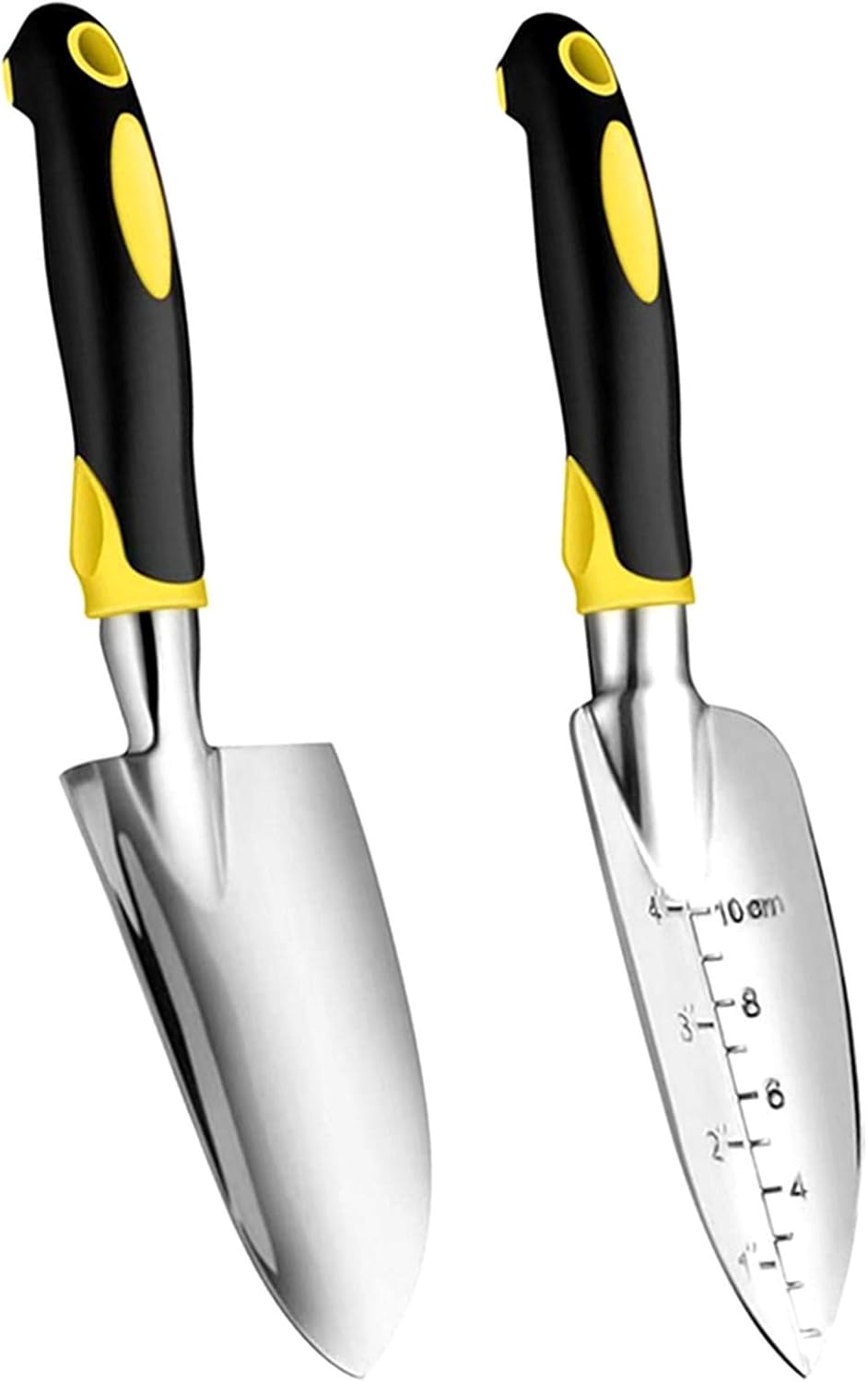 SXBBSMC Garden Trowel, Hand Shovel, 2 Piece Cast-Aluminum Heavy Duty with Soft Rubber Handle Garden Tools, Small Hand Trowel for Women Men Kids Gardening : Patio, Lawn & Garden