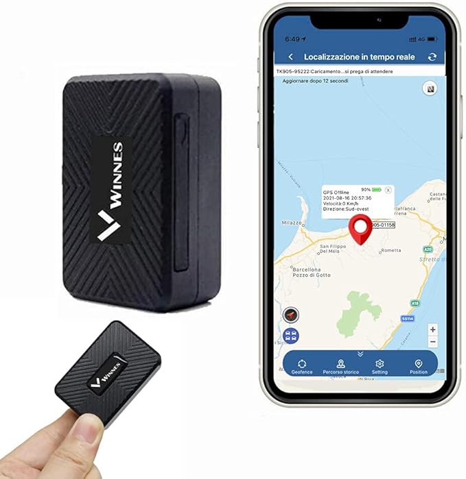 TKMARS Mini Handheld GPS Tracker TK913 GPS Vehicle 1500mAh