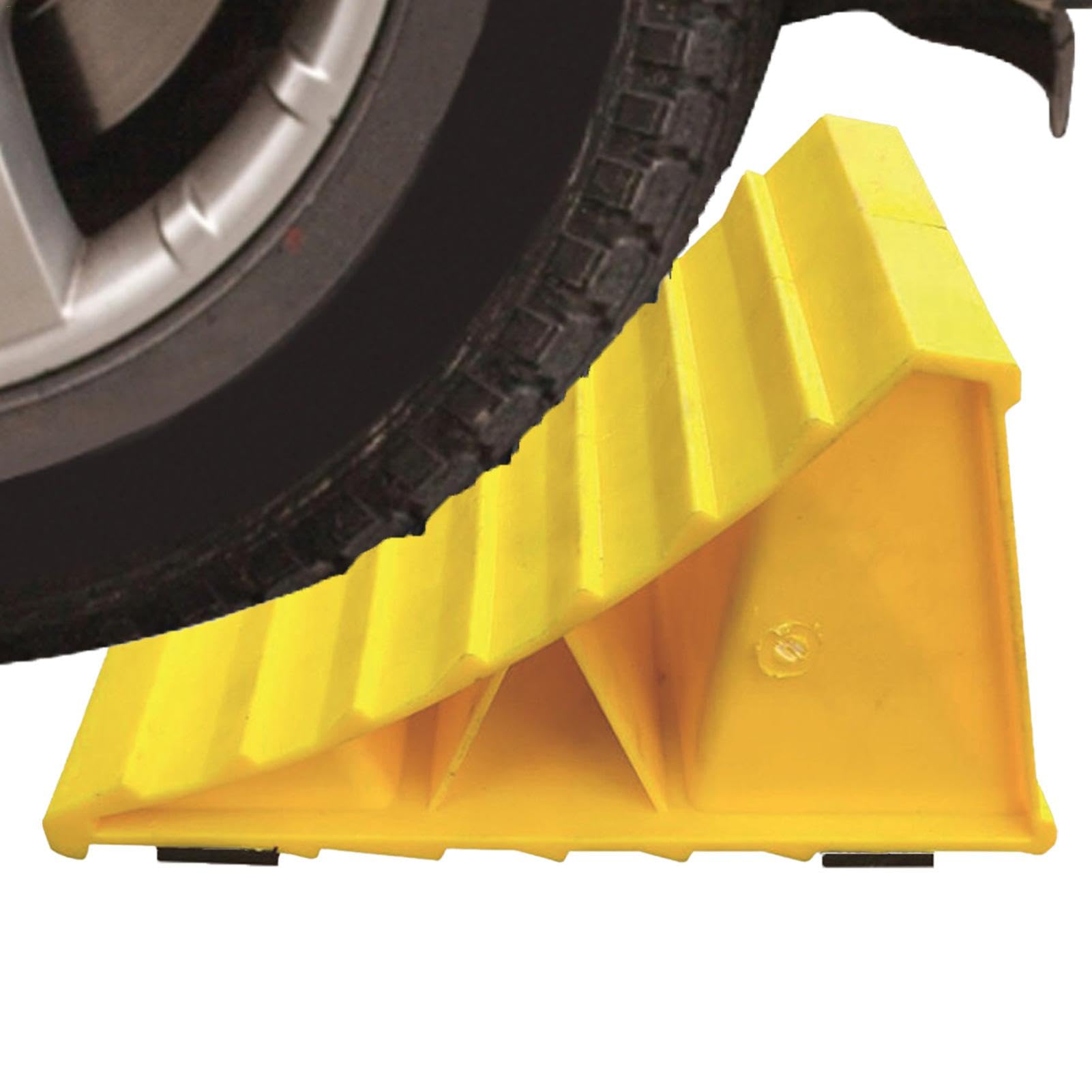 Calzo De Rueda Antideslizante De 300 G - Material ABS, Diseño Triangular | Para Coches, Camiones, Caravanas Y Remolques