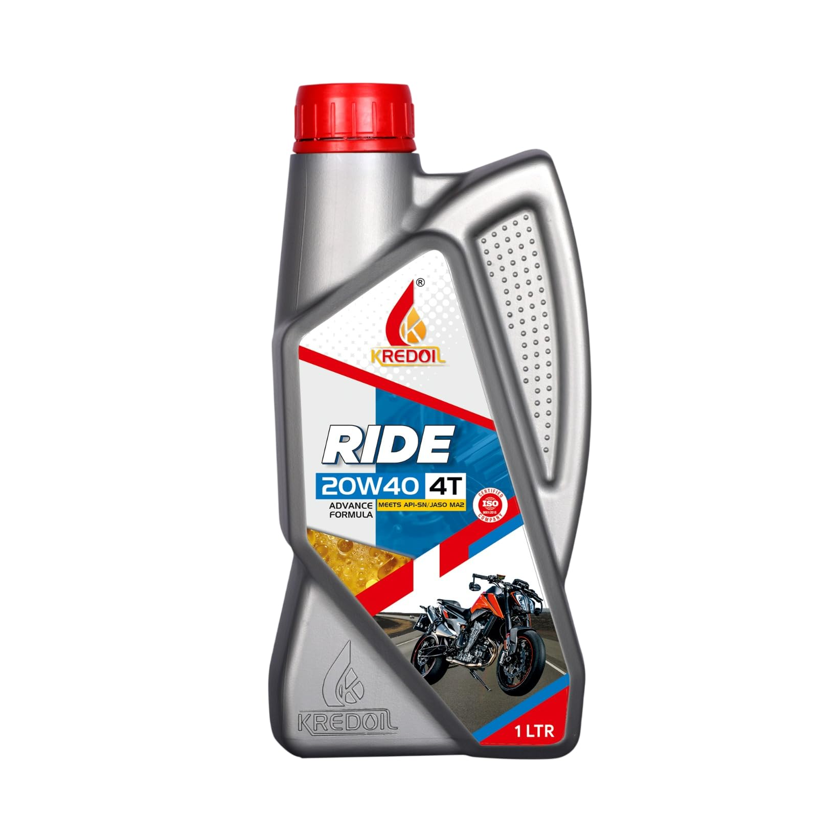 Ride 20W40 4T Synthetic Engine Oil for Bikes, 1L | API-SN, JASO MA2-image-28