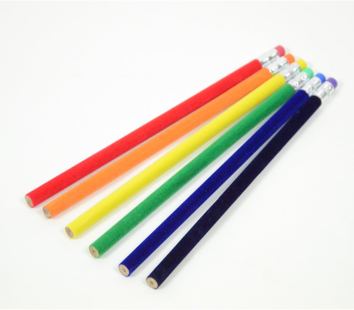 6 Pack Fuzzy Felt Pencils