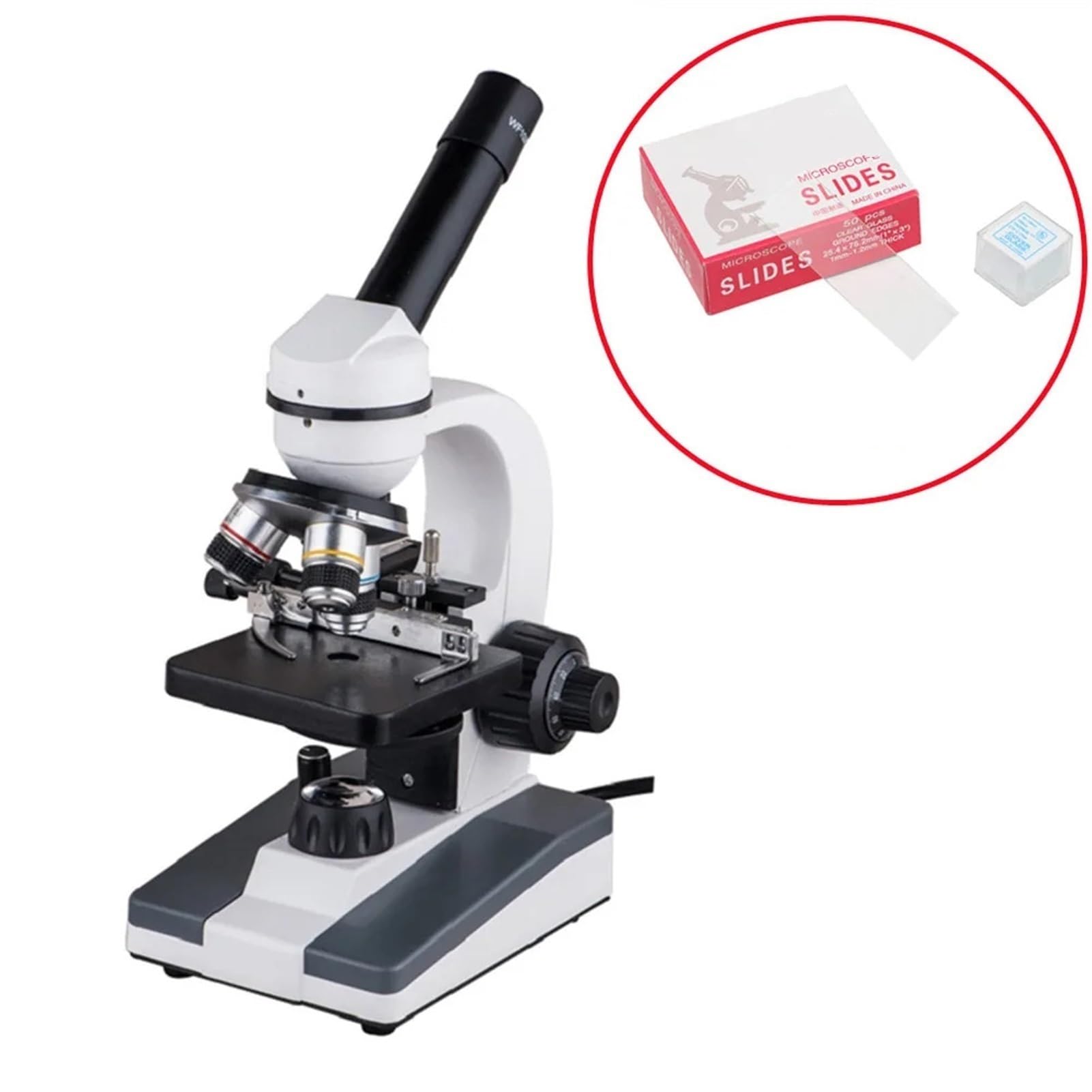 Microscopio Biologico Monoculare Xp901 40X-640X per Studenti - Regalo Scientifico