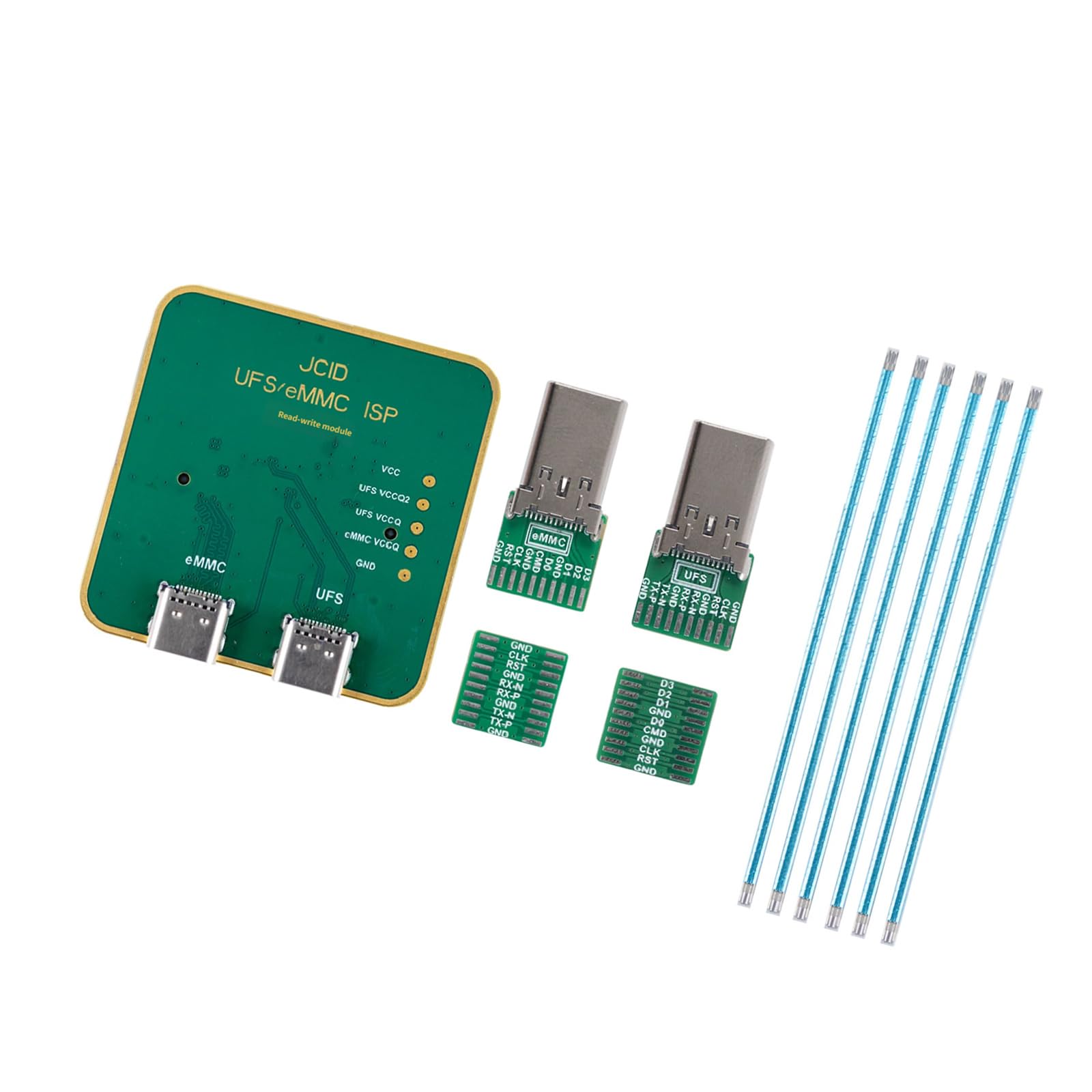 Nand Programmer - Juego completo de accesorios de conexión para disco duro con fácil configuración de teléfono y reparación intermitente, lector de disco duro móvil
