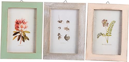 EXCEART 3pcs Wooden Photo Frame Baby Frames for Photos Artwork Picture Frame Wedding Picture Frame Unfinished Wood DIY Frames Wooden Picture Frames