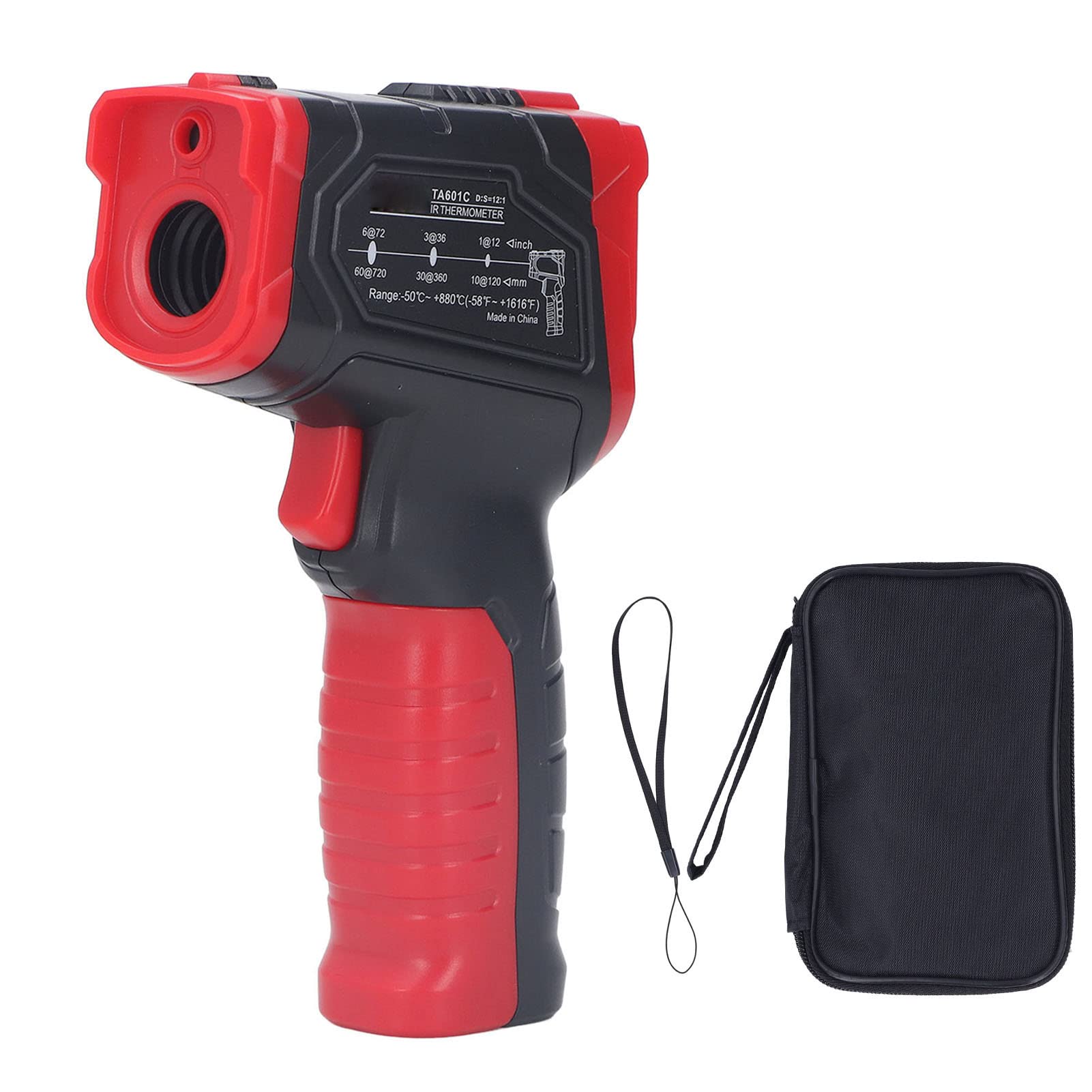 Thermomètre infrarouge numérique portable pour contrôler les températures de -50 à 880°C