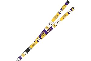 Rico Industries NBA Basketball 19" x 1" Premium Unisex-Adult Safety Breakaway Lanyard