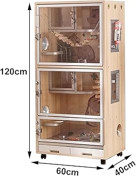 Amazon | WXXSHGDW チンチラ ケージ 大型 小動物 ケージ ウサギ ケージ