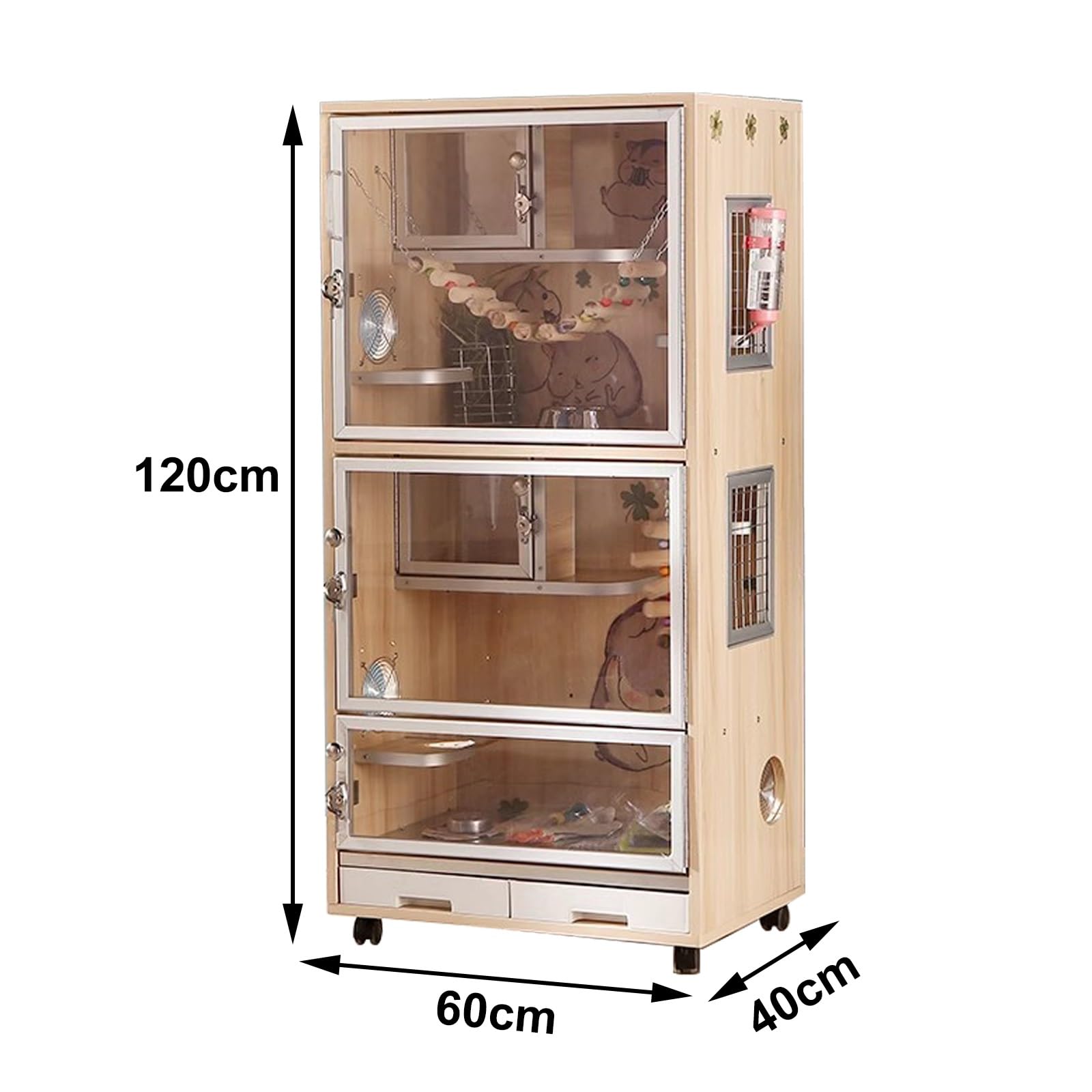 あずき　 大型ゲージ　お掃除簡単　チンチラ　ゲージ　小動物 Amazon.co.jp: チンチラ ケージ、小動物 ケージ チンチラ 金属製