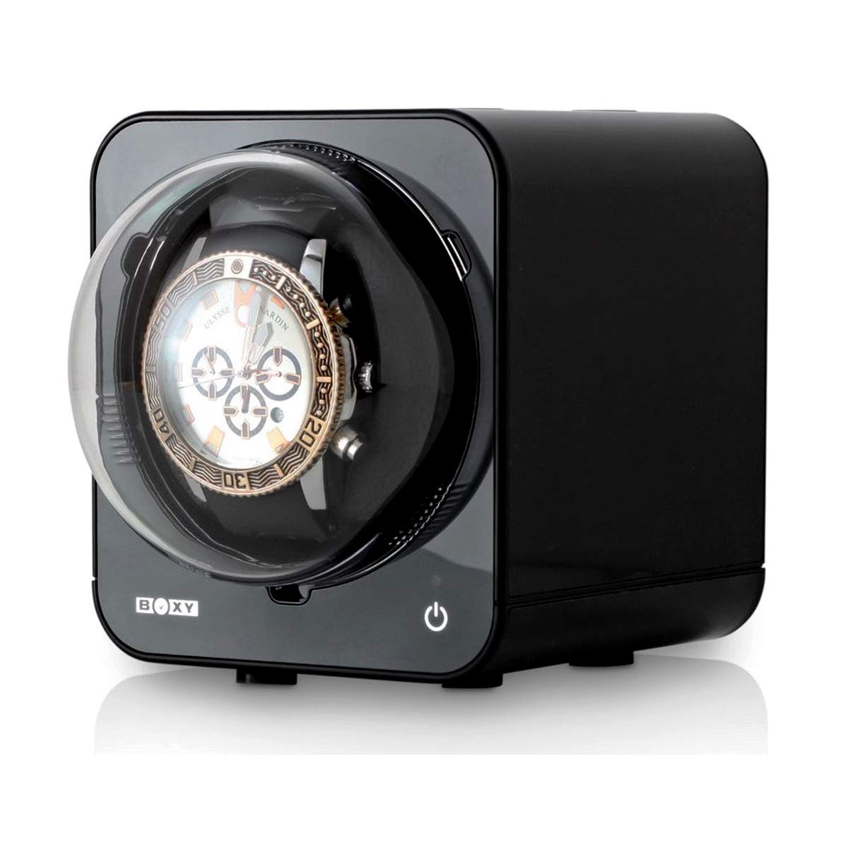 Boxy Fancy Uhrenbeweger schwarz PRO1 mit Netzadapter