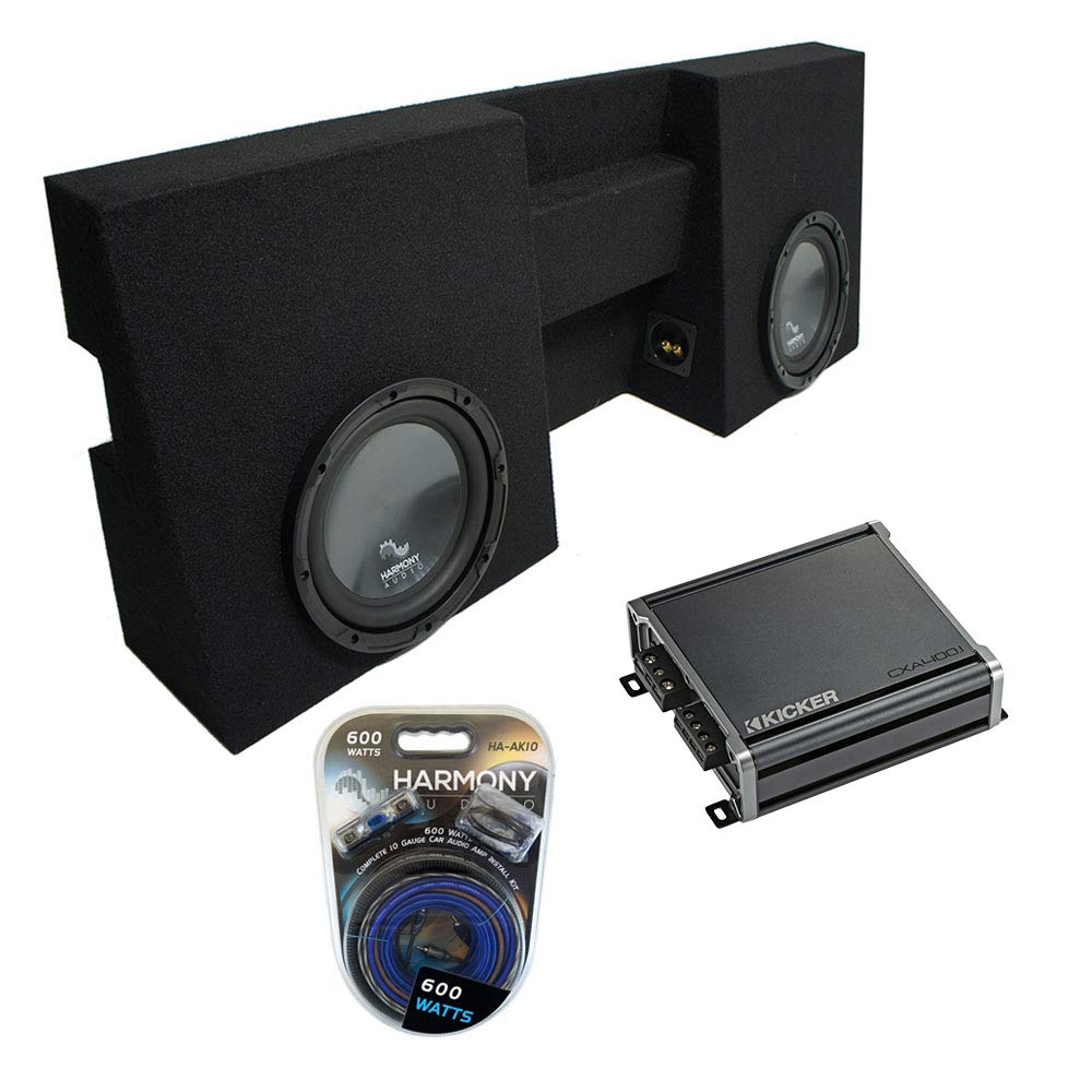 Harmony Audio R104 Compatible with Toyota Tacoma Double Cab Truck 2005-2015 Dual 10