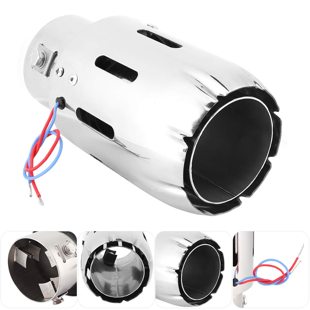 Punta de Escape de 2.5 Pulgadas de Acero Inoxidable 304 con Tubo