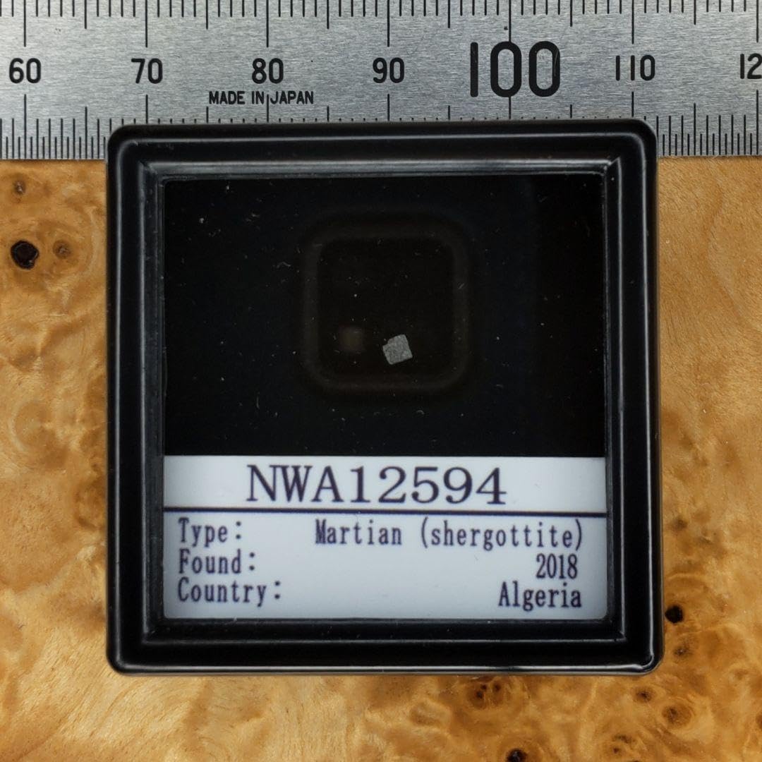レア！火星の石！シャーッゴッタイト　 NWA 12594　隕石標本 ⭐火星の石！シャーッゴッタイト NWA 12594 隕石標本 - メルカリ