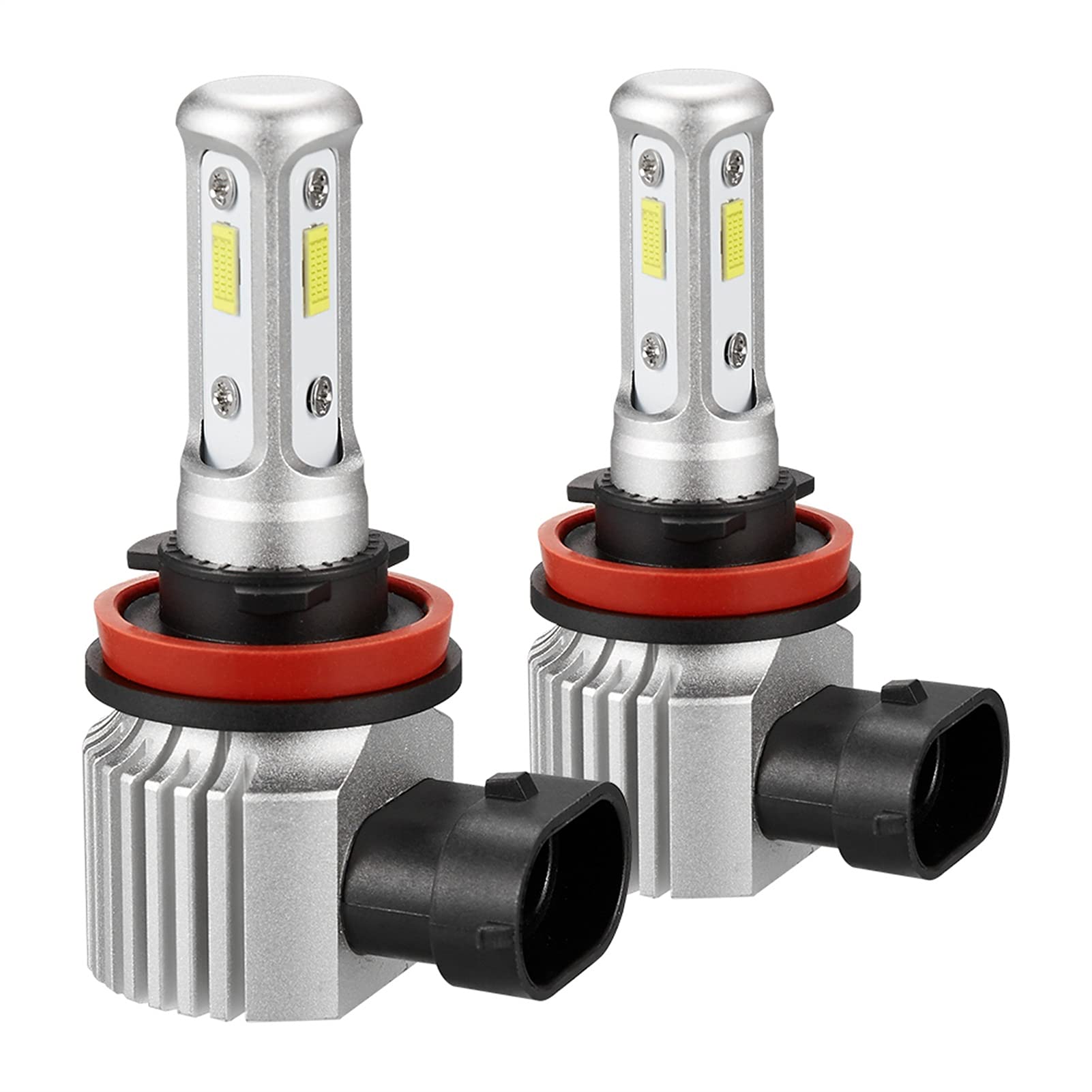 Fari Lampadina a LED Auto 5000LM Bulb Bulb Bianco Auto Bianco Fendinebbia Lampadina Lampadina CSP Chips Headlamp 12V 24V H4 H7 H8 H9 H11 9005 HB3 9006 HB4 6000K ( Socket Type : H4/9003/HB2 Hi/Lo )