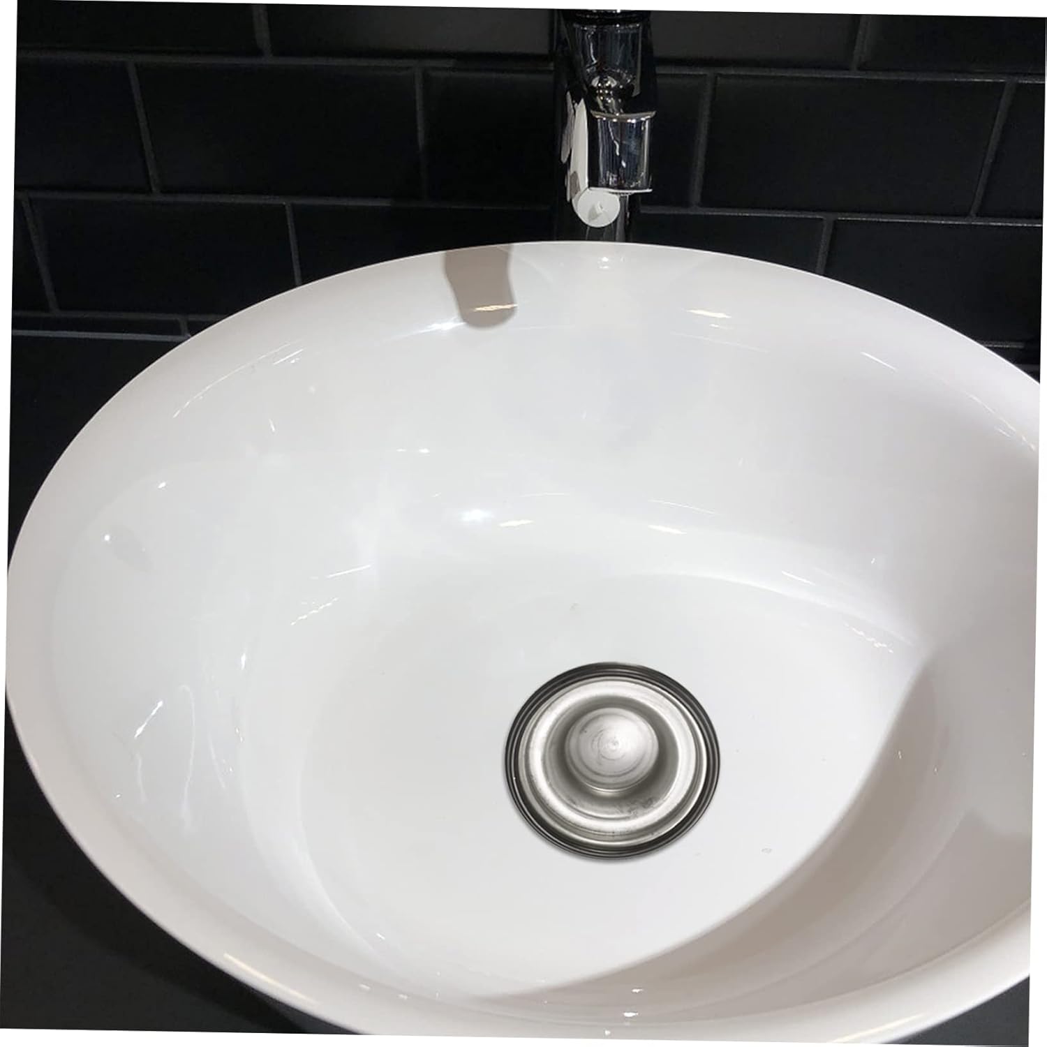 POPETPOP 2pcs Kitchen Sink Drain Flange and Stopper Replacement for Garbage Disposal Easy to Install Prevents Clogs and Keeps Kitchen Clean