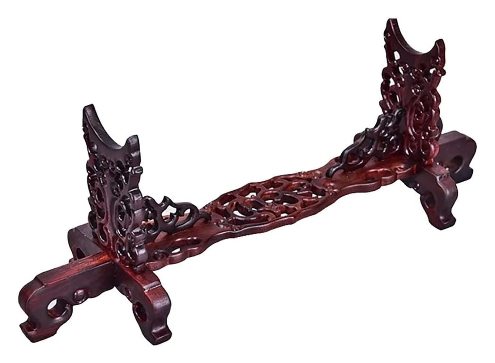 Zwaardhouder 10/12-laags zwaarddisplay Houten Katana-standaard Vloer, Samurai-displayrek Wandhouder - Meerlaagse zwaardhangers voor ondersteuning Alle Tanto Sword Standard Swords Lightsaber Stand (Hou