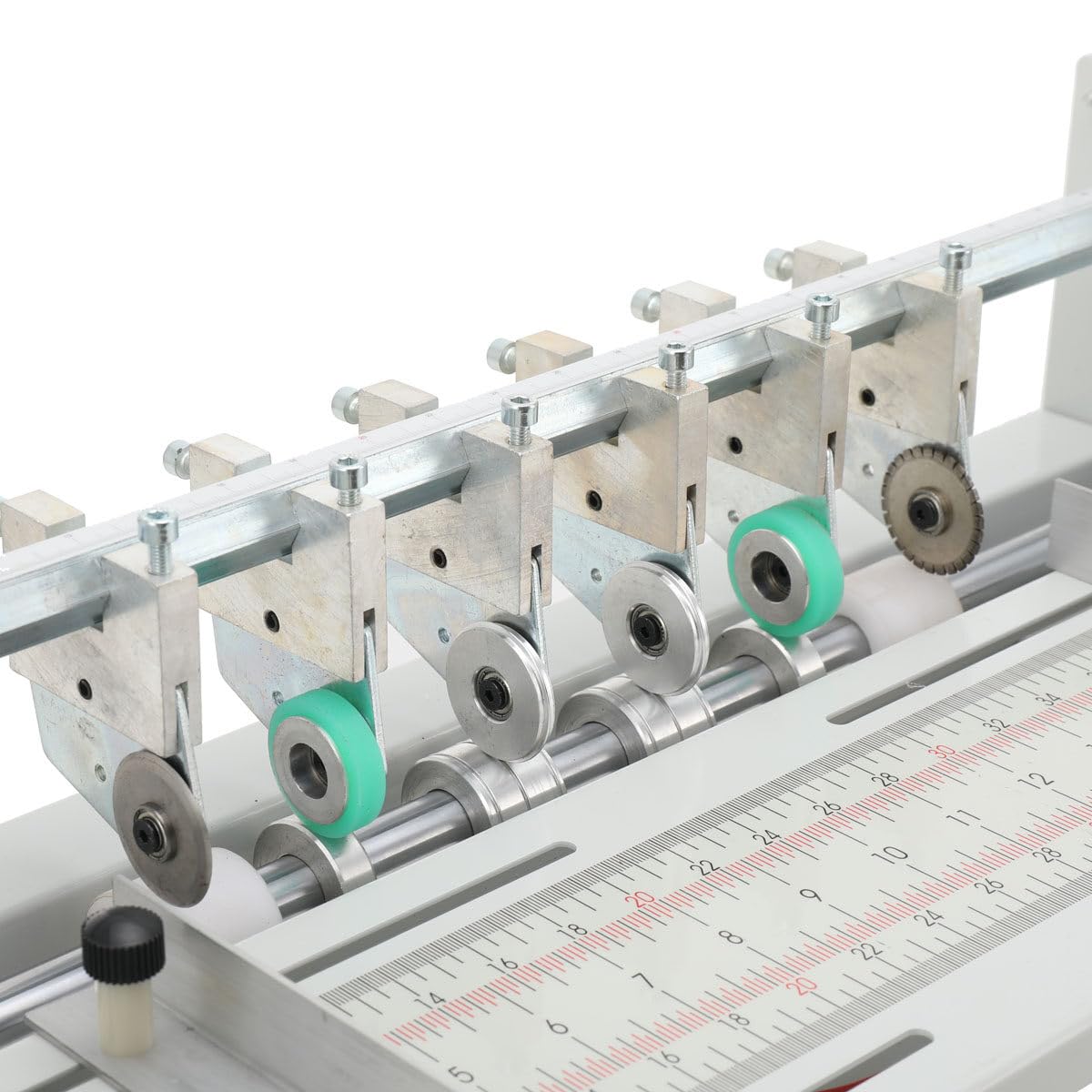 3 In 1 Rillmaschine 46CM, 220V Elektrische Creasing Maschine Elektrische Nutmaschine Einstellbare, Bürobedarf und Schreibwaren mit Rundpresstechnik, Falzmaschine für Dateien, Karten, A4-Papiere