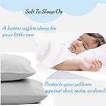 Cas d'oreiller pour tout-petit, 100% Coton Baby Coussin, 2 Sac d'oreiller de voyage avec fermeture d'enveloppe, petite housse d'orfèvre, ensemble d'Oreillers pour enfants, hypoallergénique respirant doux, meilleur Halloween