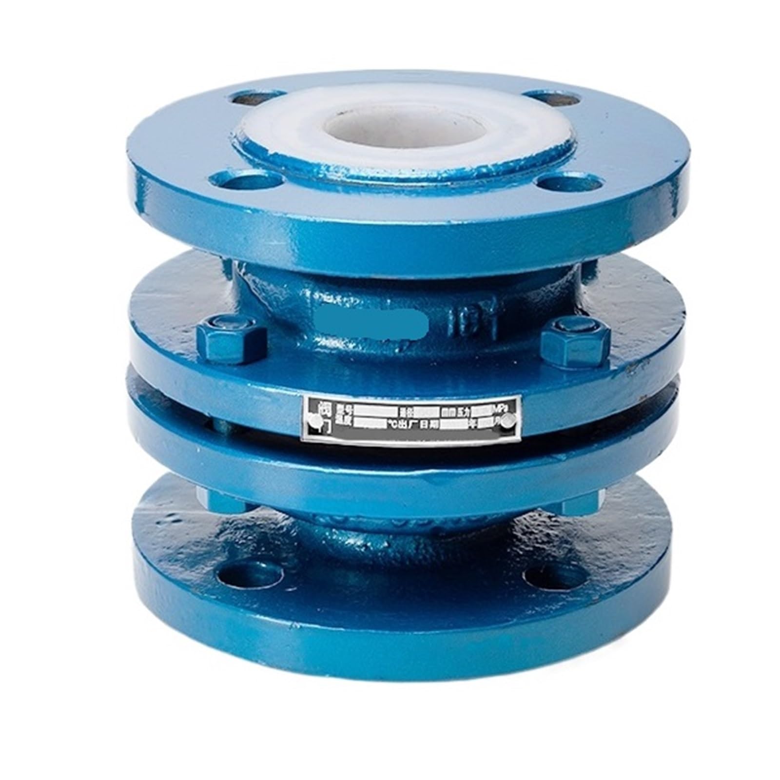 Válvula antiretorno Válvula de retención vertical revestida de PTFE de acero fundido H42F46-16C Válvula de retención revestida de flúor for ácidos y álcalis DN25 32 40 50 65 80 100 125 150, etc.(DN125