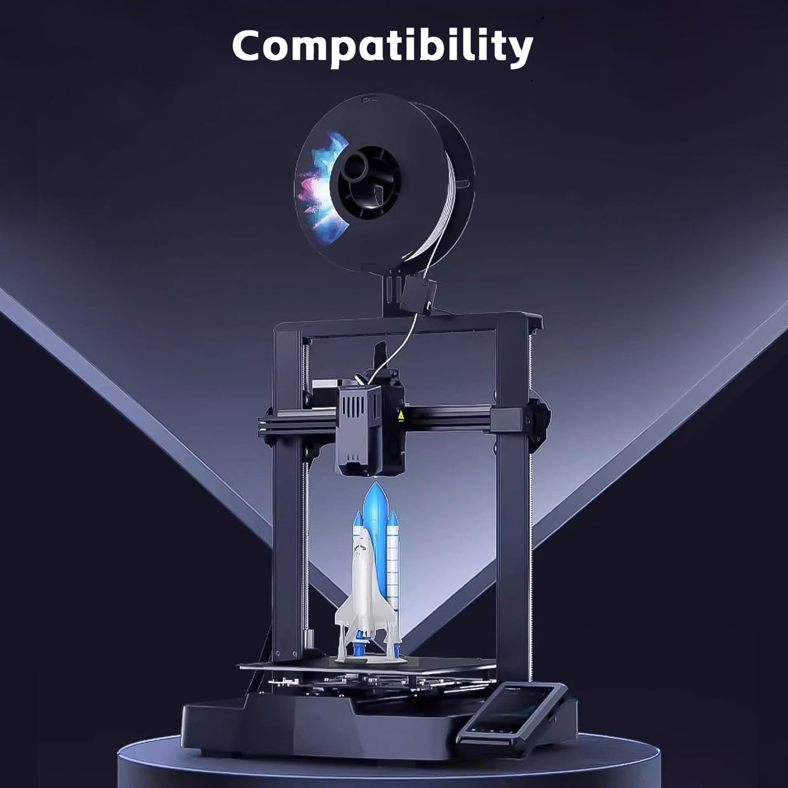 Cryfokt 3D-Drucker-Hauptplatine Passend FüR Ender3 V3 Ke, 32-Bit-Hauptplatine (Leise) Als Ersatzteil, ZubehöR FüR 3D-Drucker-Motherboards