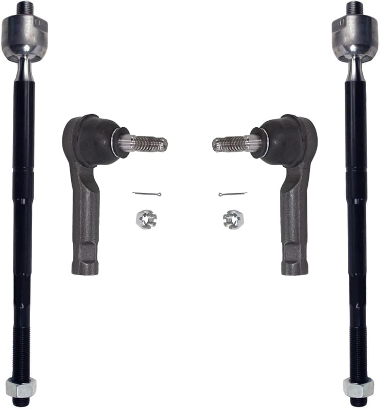 Kit de terminais de direção dianteiros Detroit Axle para Mazda CX-5 2013 a 2016 – 4 peças