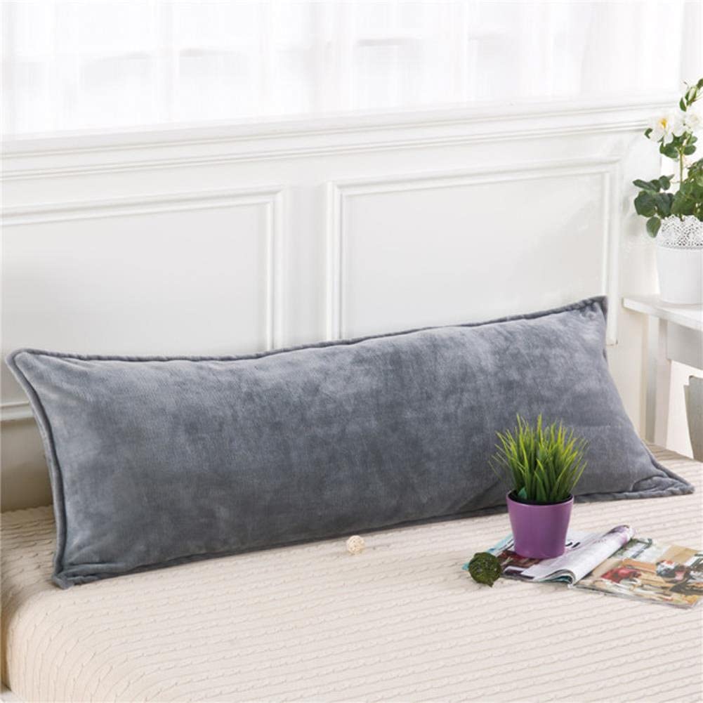 Taie d'oreiller flanelle 45x150 pour des nuits de couple chaleureuses en hiver
