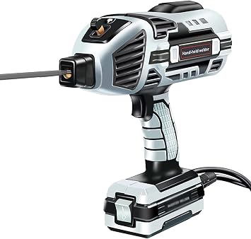 Upgraded Welding Machine, Handheld Welder with 6 Variable Current Adjustment, for 3/32"-1/8" Wire Rods Electric Welder Machine Kit