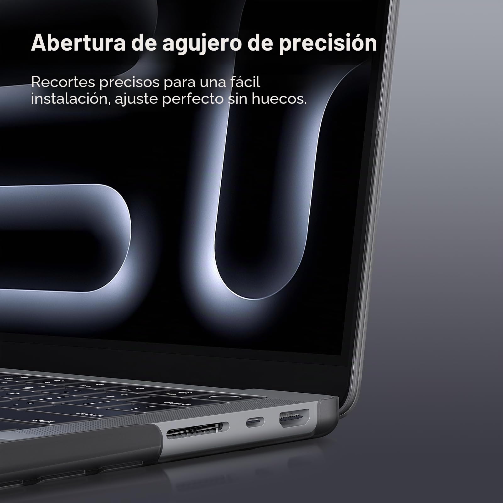 BlueSwan Funda Compatible con MacBook Pro 16 Pulgadas M5 M4 M3 M2 M1 2026 2024-2021, A3428 A3429 A3186 A3403 A2485 A2780 A2991 Pro/MAX, Carcasa PP Duradera Antirozaduras Case - Negro Mate