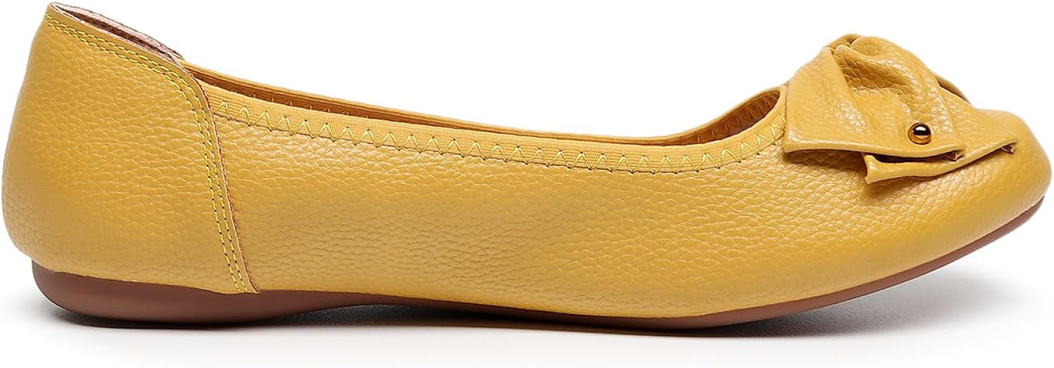 VenusCelia Women's Bows Dance Flats Shoes - Image 3