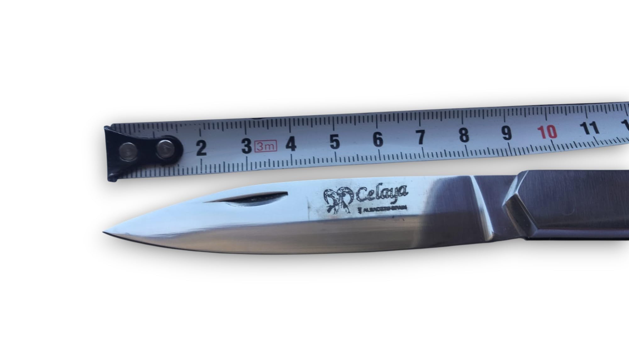 Navaja Celaya Cabritera Acero Inoxidable Asta Carnero Variable 9 cm (Personalización)