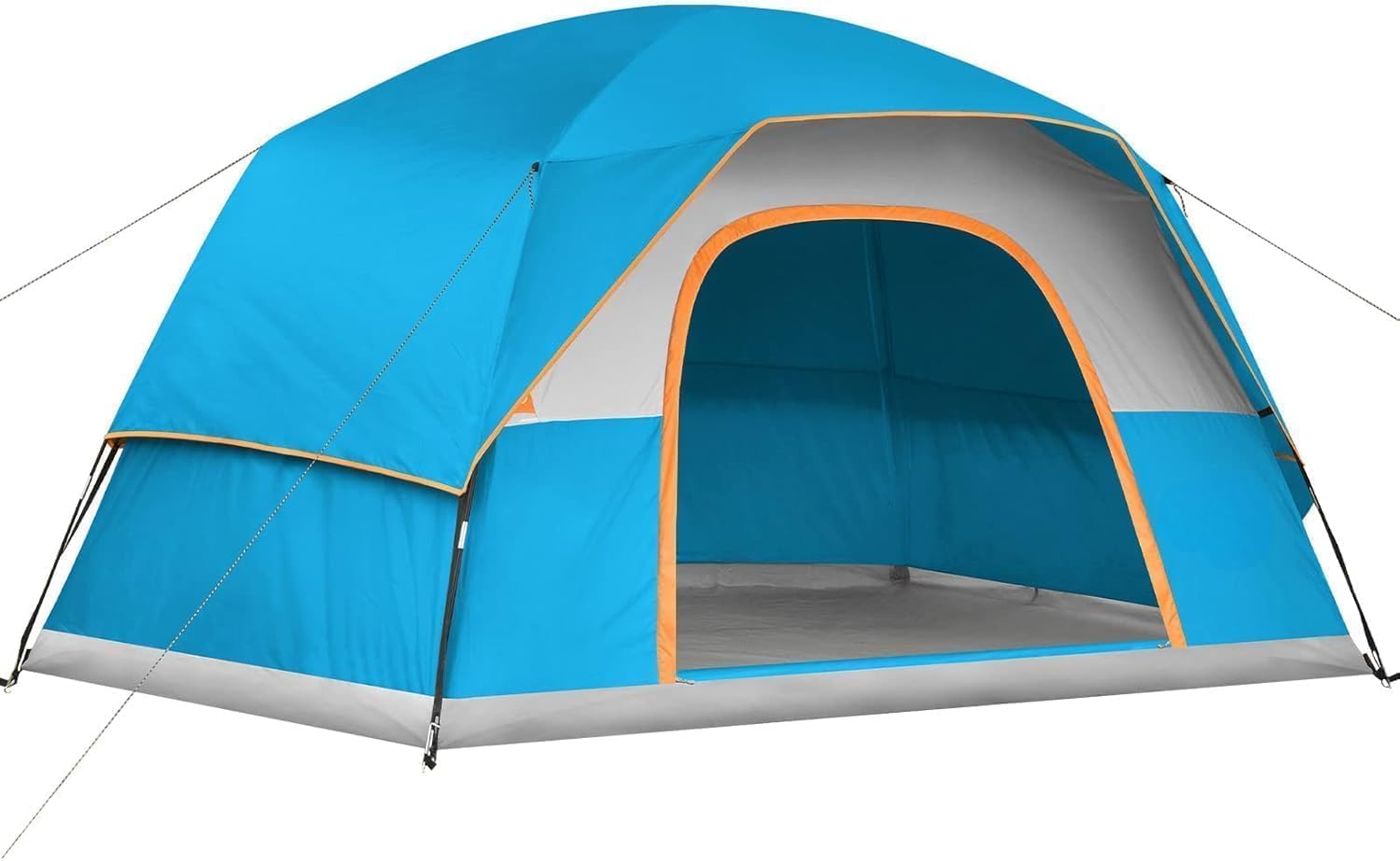 ALI SHIPPING All-Season Camping Tent, 3-8 Person, Waterproof Windproof Design, Easy Setup with Rainfly