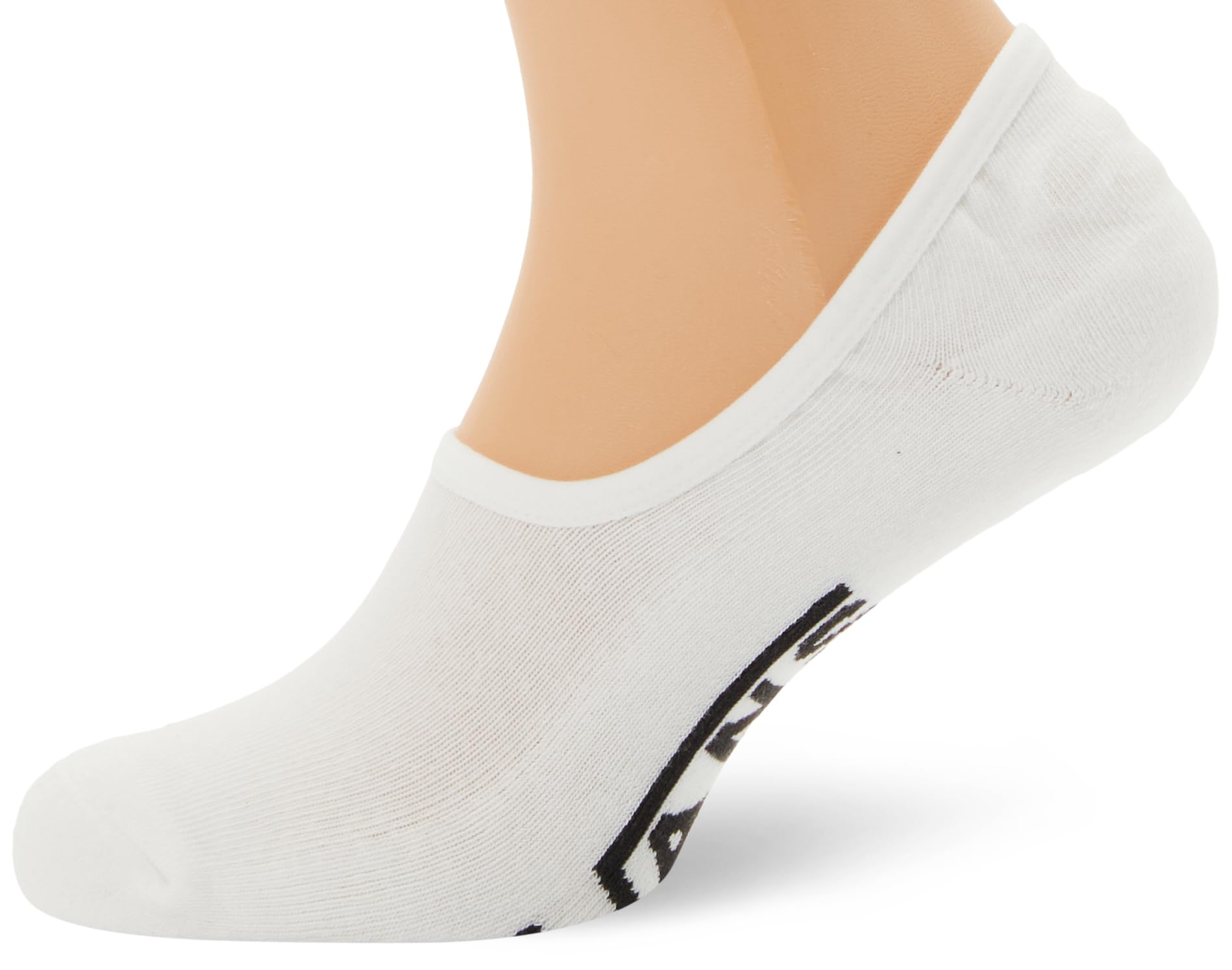 Vans Classic No Show logo, White, S
