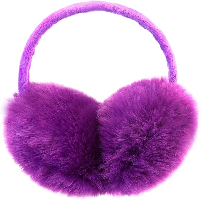 POXIMI Women Winter Earmuffs Girl Ski Adjustable Ear Covers for Cute Bow Ear Warmer Outdoor Earmuff Fleece Lining