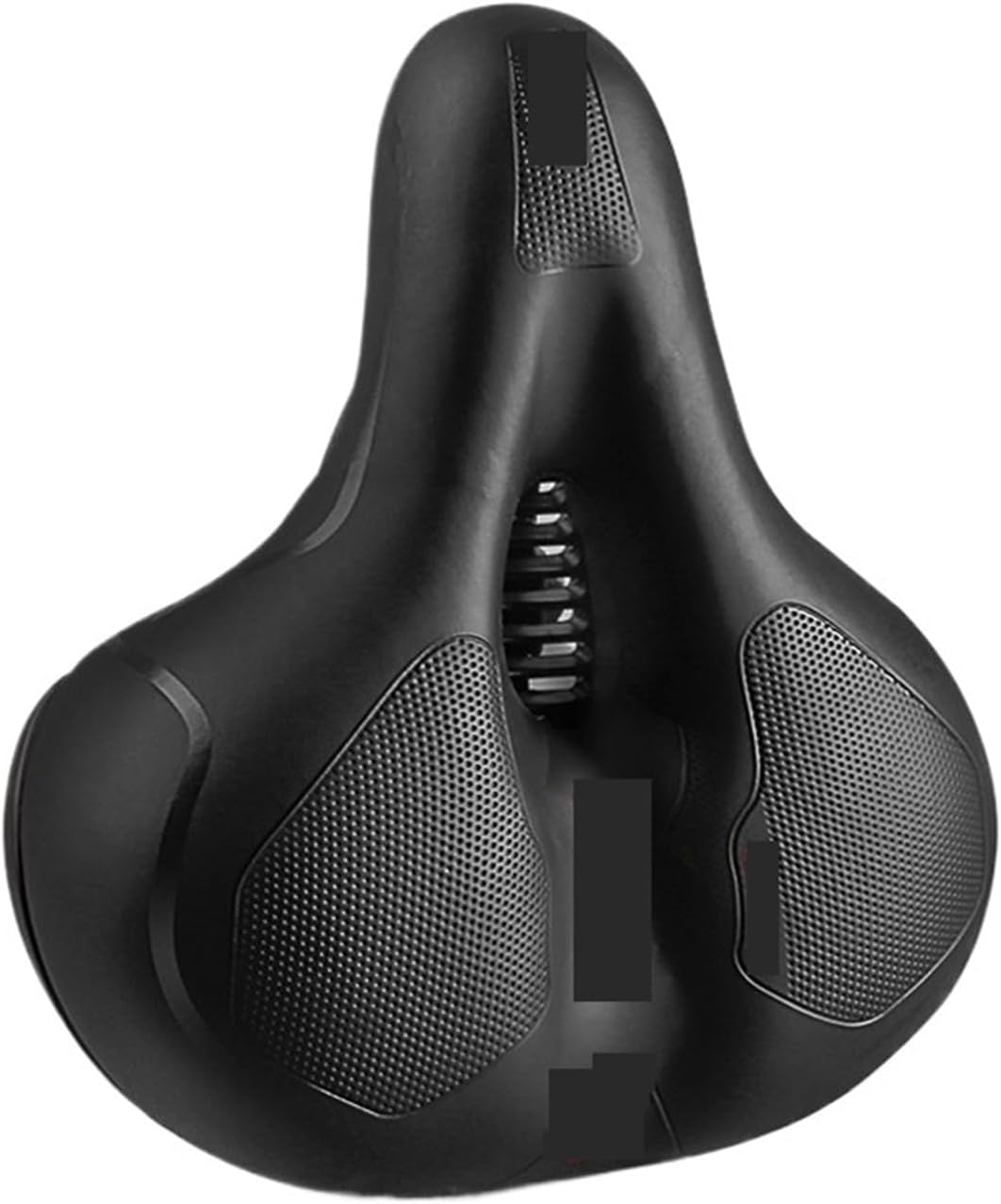 Breathable Bicycle Saddle for Men Women Shock Absorbing Comfortable Big Butt Seat for MTB Road Bike Safety Warning