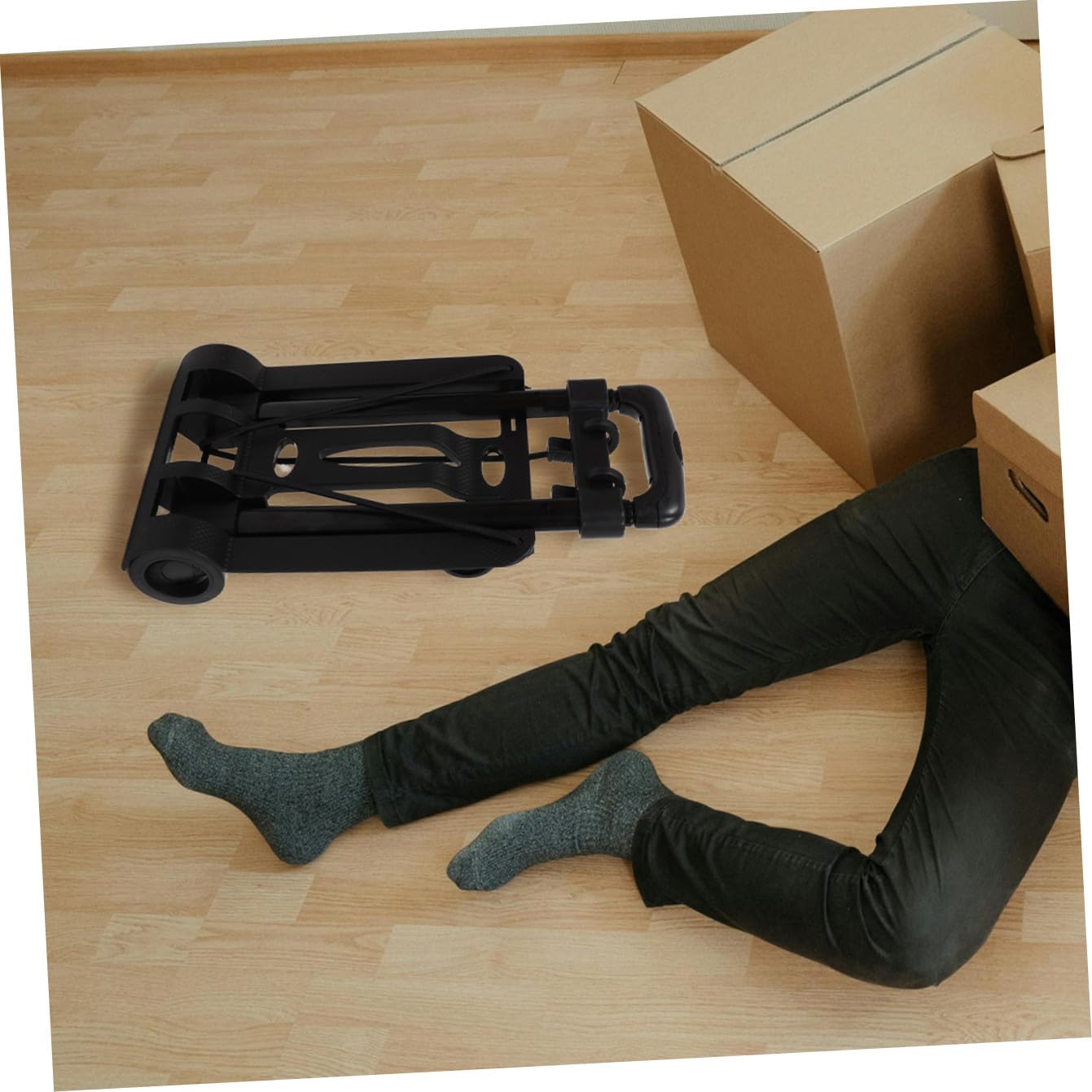 Carro de Compra Plegable Portátil Ruedas, Estructura Resistente de Hierro y Abs, Ligero y Compacto para Uso Diario y Viaje