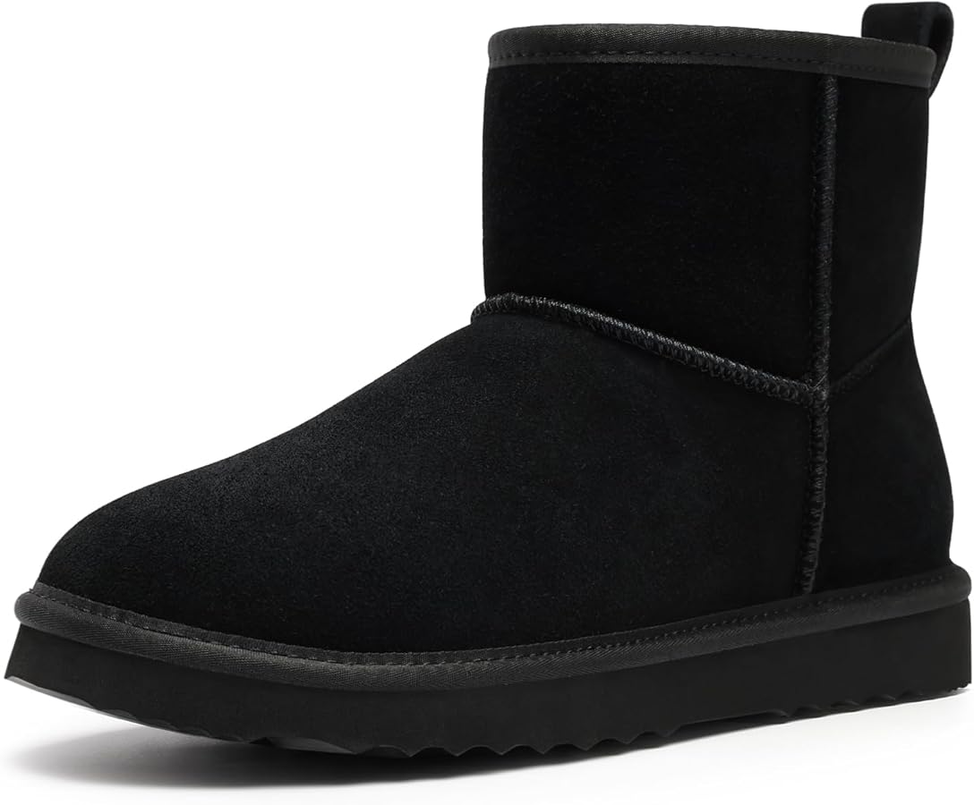 Amazon.com | Litfun Genuine Suede Mini Boots for Women Winter Warm Amazon.com | Litfun Genuine Suede Mini Boots for Women Winter Warm