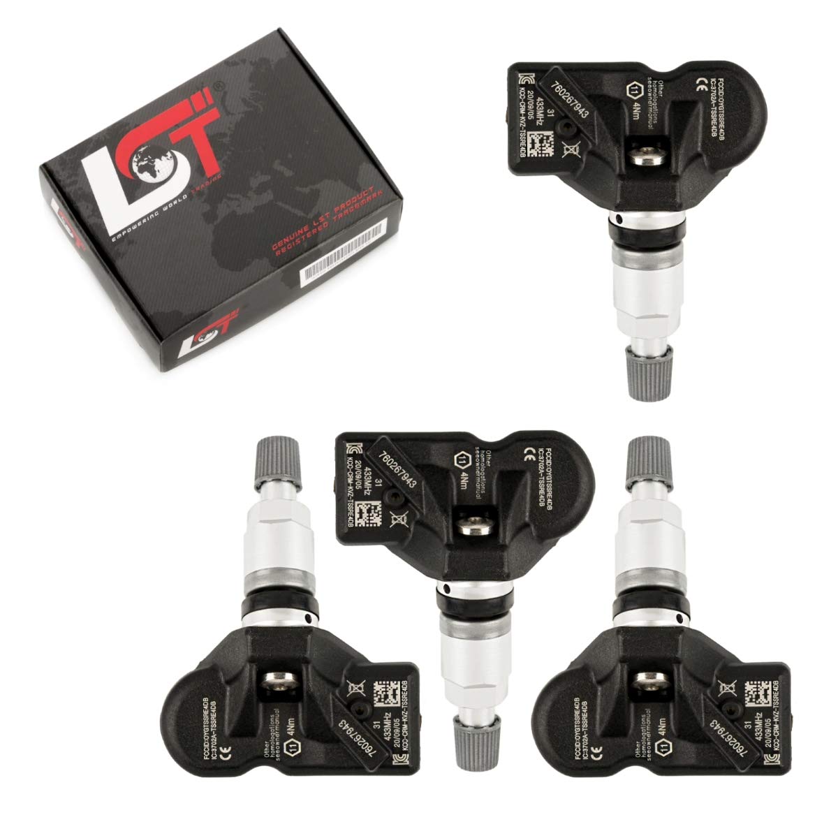 LST 4x Reifendruckor RDKS RDCi TPMS 433 MHz X1 E84 X3 F25 X4 F26 ab 03/2014