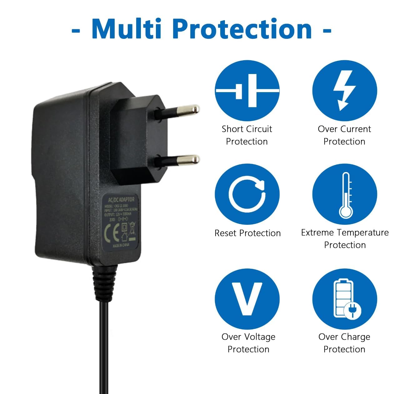 12V Replacement Battery Charger for 12V Drill/Scerwdriver Machines - Features Circuit Design and LED Indicator
