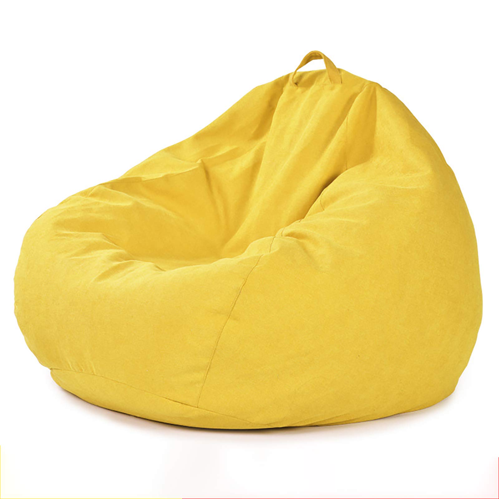 Housse de pouf poire en lin sans rembourrage pour canapé tatami salon