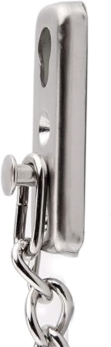 Miniatura 3 de Cerradura de puerta de cadena de acero inoxidable, resistente pestillo interior de la puerta, cerradura de puerta sin llave, añade seguridad