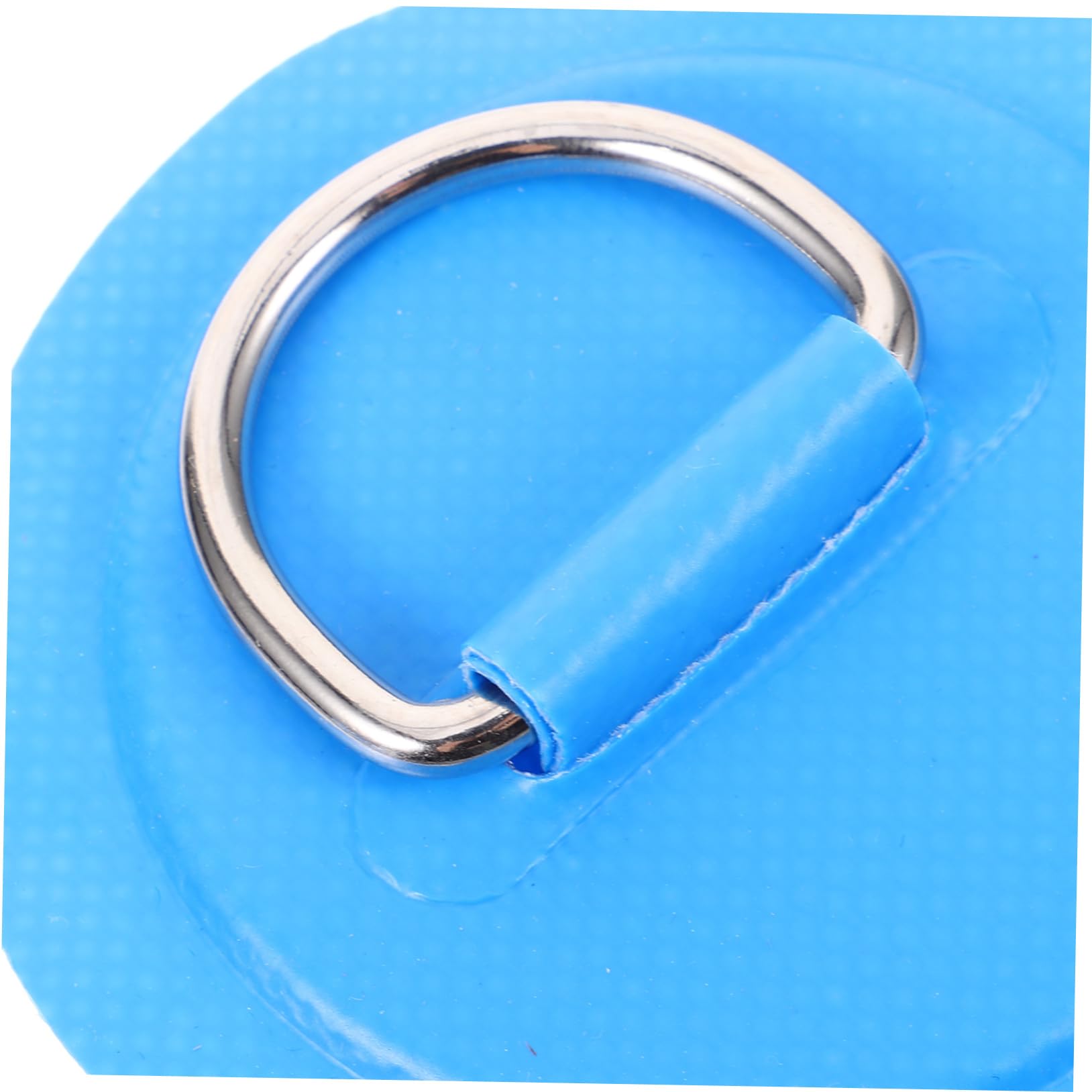 BESPORTBLE Surf-D-Ring-Schnalle Schlüsselanhängerringe Surfbrett Bootszubehör Kajak Stecker Haken Deck-Rigging-Kit Rigging-D-Ring-Patches Kajak-D-Ring-Pad D-Ringe für Boot PVC Blue
