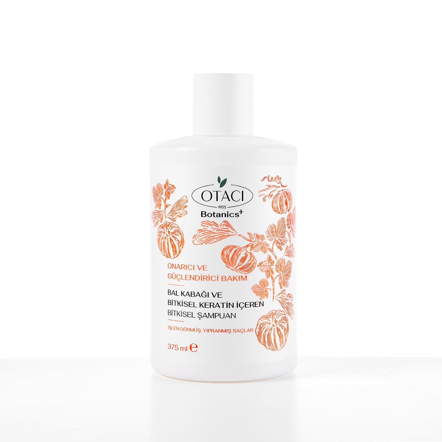 Otacı Botanics Onarıcı & Güçlendiri Bakım- Balkabağı ve Bitkisel Keratin İçeren Bitkisel Şampuan