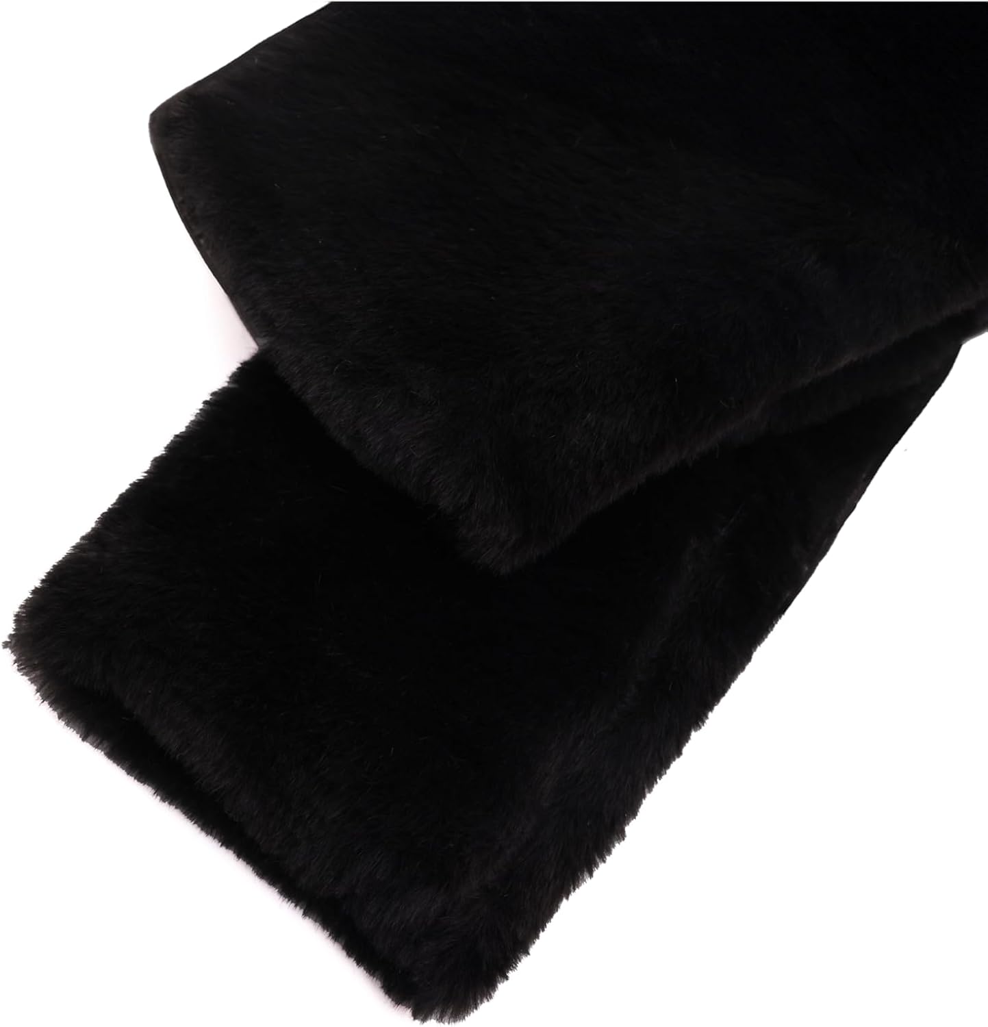 Lilax Girls Faux Fur Bolero Shrug Button Closure Cozy Dress Coat - Image 8