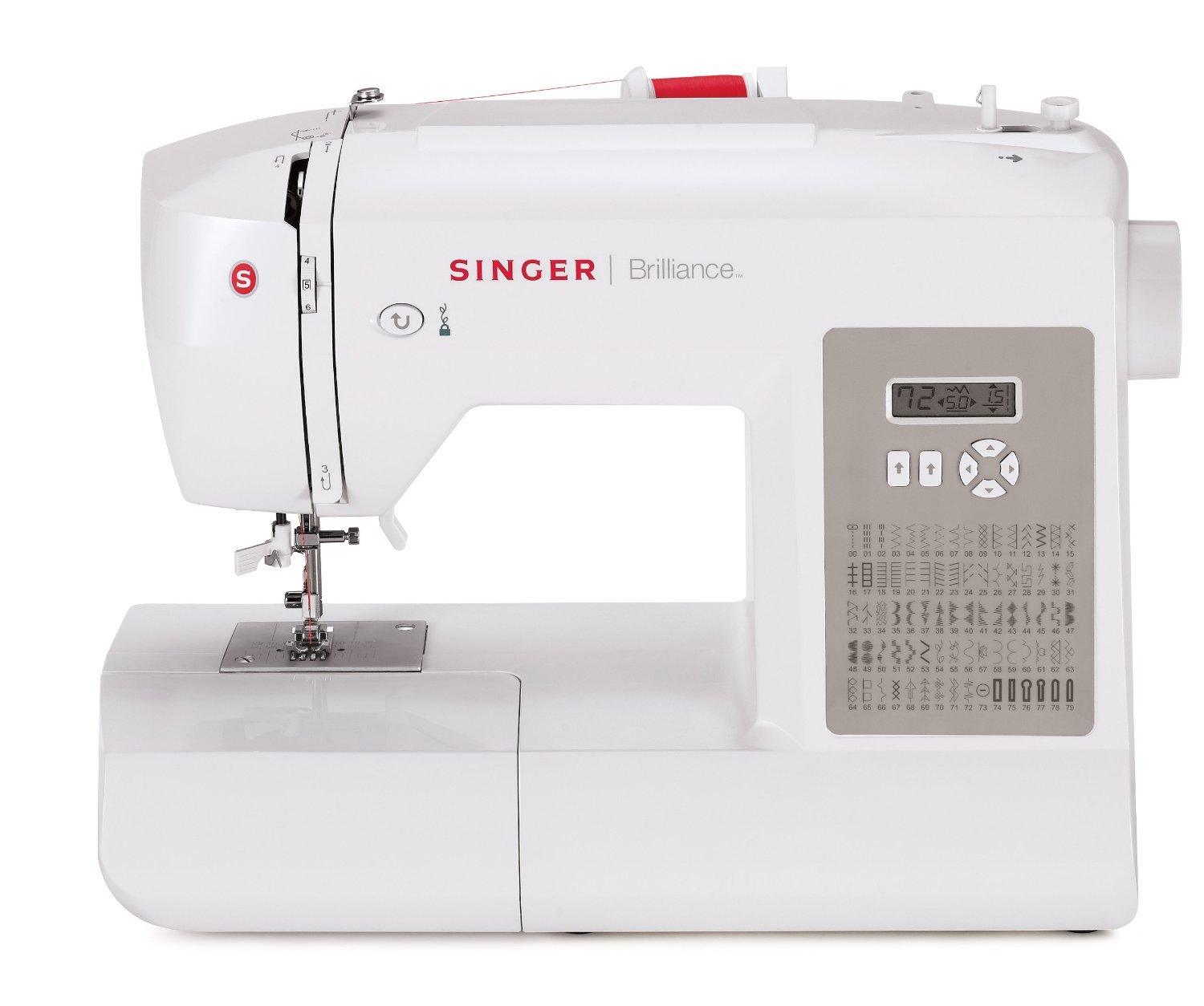 SINGER Factory Serviced 6180 Brilliance 80-Stitch Computerized Sewing Machine product thumbnail 2