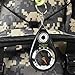 Ace Camp Munkees Small Compass and Thermometer Keychain, Mini Pocket-Sized Waterproof Keyring Gear for Camping, Hiking, Backpacking, Survival Tool, Emergency Kit