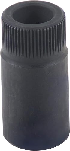 Miniatura 2 de TradeINArt Spline Socket 58 Dientes Negro 12 in Drive Sleeve Reemplazo Herramienta Pre-Cámara Spline Socket Para Mercedes Benz Diesel