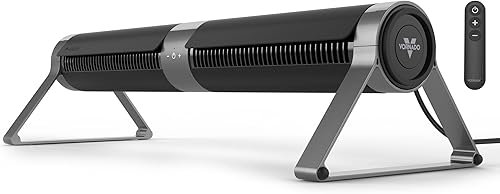 Vornado Airbar Ventilador de 4 torres y circulador de aire horizontal con control remoto, 35 pulgadas, 3 ajustes de velocidad, flujo de aire