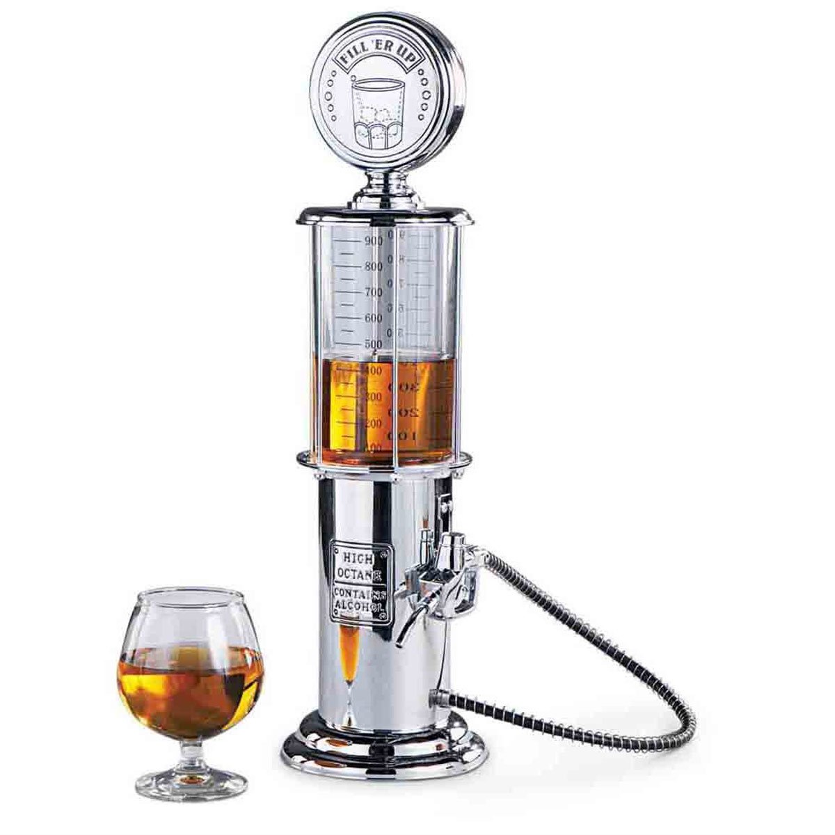Retro drink dispenser in chrome nostalgic design BarButler dispenser